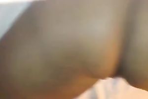 Juicy chocolate shiny gazoo getting pounded from behind