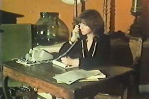 Hairy chap bangs his white classic whore on the ottoman