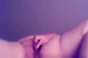 Here is my boring and plump girlfriend masturbating and filming herself