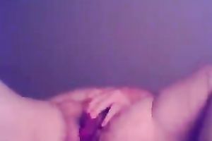 Here is my boring and plump girlfriend masturbating and filming herself
