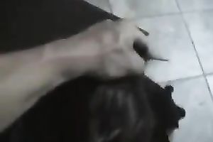 My extremely kinky girlfriend gives me a sloppy blow job