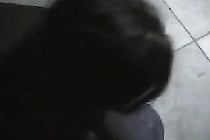 My extremely kinky girlfriend gives me a sloppy blow job