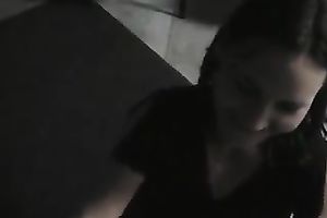 My extremely kinky girlfriend gives me a sloppy blow job