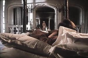 Lucky aged guy bonks hawt and breasty petite blond black cock sluts