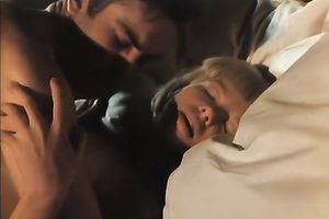 Lucky aged guy bonks hawt and breasty petite blond black cock sluts