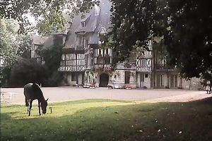 Lucky aged guy bonks hawt and breasty petite blond black cock sluts