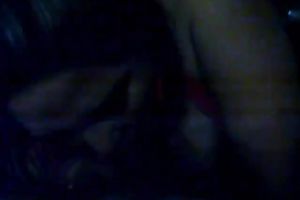 Pov oral-job by lewd non-professional babe having giant full natural jugs