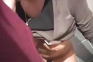 Sweet legal age teenager gal engulfing hard shlong deepthroat in dilettante episode