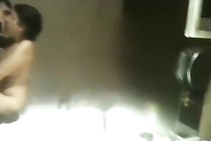 Special night with my white milf colleague in the hotel room