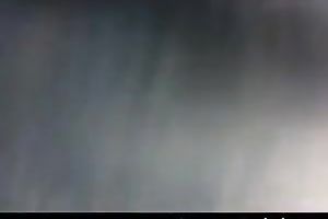 Amateur French brunette hair plays with her boobies and tries to engulf rod