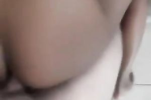 Hot ebony wench with pierced navel can't live without cowgirl position