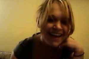 Zealous bulky cam legal age teenager pokes her asshole with vibrator