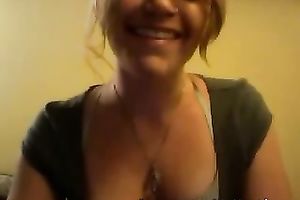 Zealous bulky cam legal age teenager pokes her asshole with vibrator