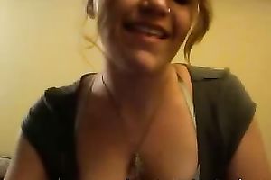 Zealous bulky cam legal age teenager pokes her asshole with vibrator