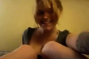 Zealous bulky cam legal age teenager pokes her asshole with vibrator