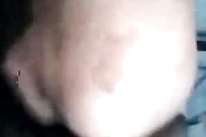 Raven haired whorable wench stripped her large bubble wazoo without regret