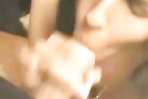 Natural raven haired svelte mother I'd like to fuck was so into blowing my alluring bulky 10-Pounder