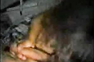 Chunky Mexican tramp works on my hairy dick with her face hole