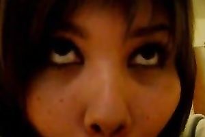 Chubby dark brown princess blows my hard rod like a vacuum cleaner