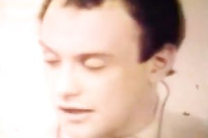 A vintage three-some with sexually excited brunette hair and curly fellows