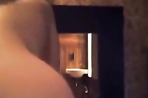 Beautiful white wife with appetizing billibongs riding my big dick in a cowgirl position