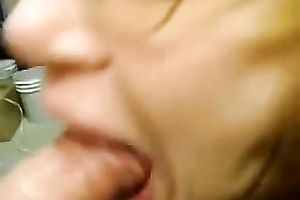 Blond haired nerdy older nympho provided my ally with BJ