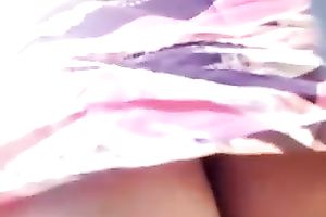 Perfect nice-looking gazoo filmed on voyeur dilettante upskirt video