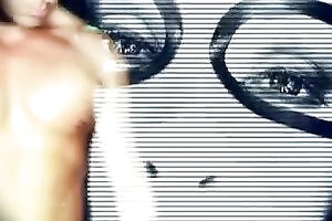 Depraved women in leather lingerie's receives drilled in wet crack and in their throats