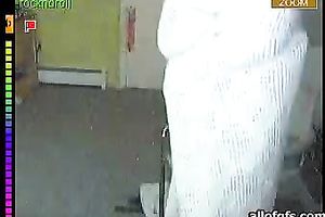 Two dilettante teeny girlfriends receive undressed on livecam for me