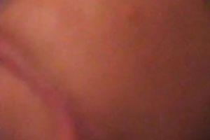 Big boobed girl engulfing large sex-toy and playing with her bushy vagina in solo clip