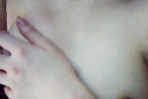 Here is my hirsute miniature Asian girlfriend drilled in missionary pose