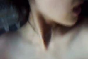 Here is my hirsute miniature Asian girlfriend drilled in missionary pose