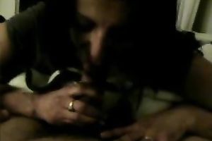 Exquisite non-professional oral pleasure from Indian sexy nasty white wife