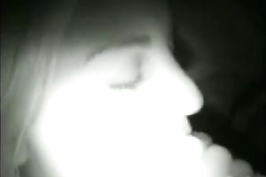 Steamy hote pair has sexy mutual oral-stimulation in a black room