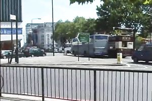 Skinny blonde euro wench receives pickuped and screwed roughly