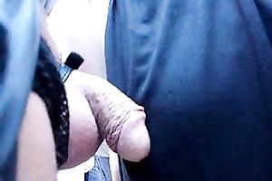 Rubbing my jock over the stranger girl's arm standing in the centre of the crowd