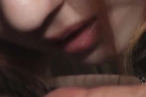 Fire red pale skin Japanese legal age teenager skank fingered on livecam