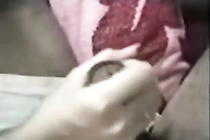 My smiling brunette hair honey sucks my wang and receives her backdoor polished