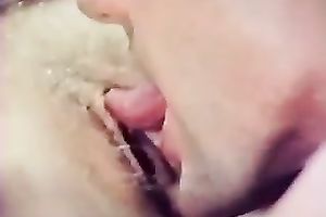 Two disgusting snatches acquire impaled with curly stinky jock