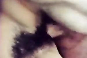 Two disgusting snatches acquire impaled with curly stinky jock