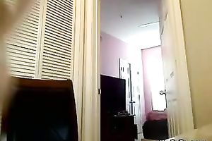 So my moist blond girlfriend shows off her large butt and rubs her cooch