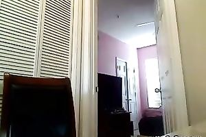 So my moist blond girlfriend shows off her large butt and rubs her cooch