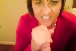 Short haired auburn mother I'd like to fuck in red stuff was blowing my subrigid lollicock