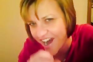 Short haired auburn mother I'd like to fuck in red stuff was blowing my subrigid lollicock