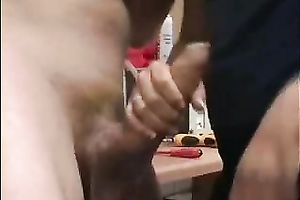 Blonde housewife gives me priceless oral-stimulation in homemade sex movie