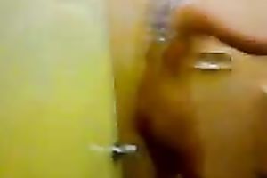 My perverted Indonesian ally washes her hot body in the shower