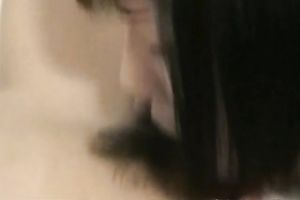 Japanese slender youthful doxies having softcore lesbo sex