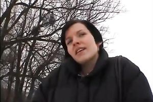 Hairy twat euro older acquires pickuped oudoors and undresses