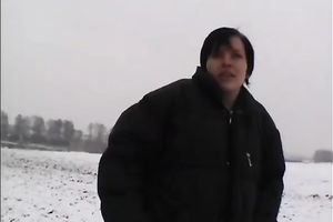 Hairy twat euro older acquires pickuped oudoors and undresses