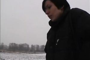 Hairy twat euro older acquires pickuped oudoors and undresses